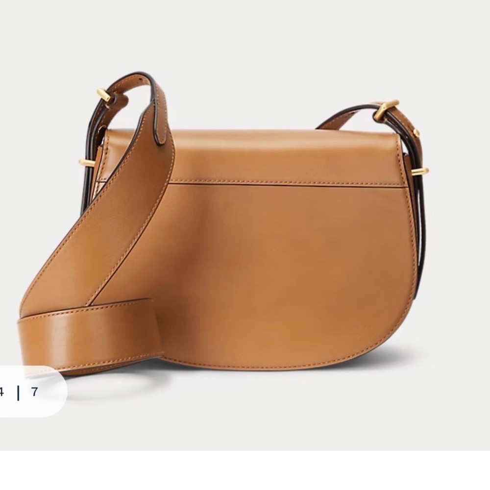 Polo ID Leather Saddle Bag - Picture 5 of 13